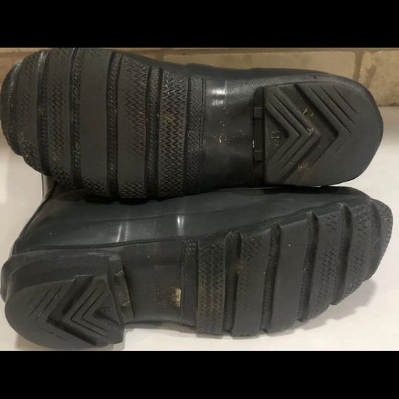 Hunter Gray Short Glossy Rain boots - Picture 2 of 4
